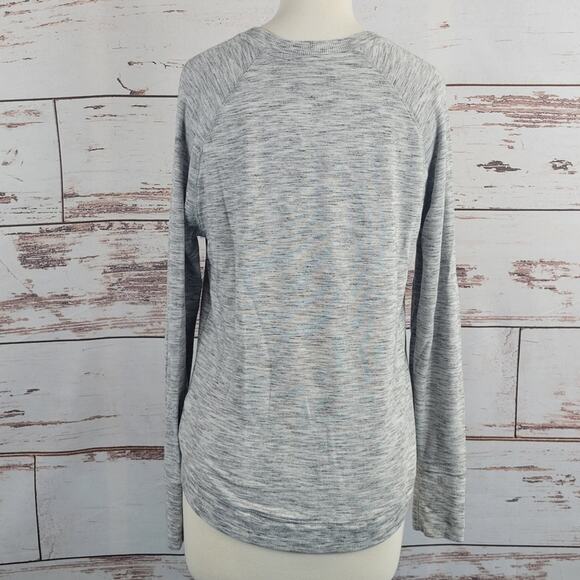 Athleta Mindset Sweatshirt Heathered Gray Size Small - Picture 3 of 8